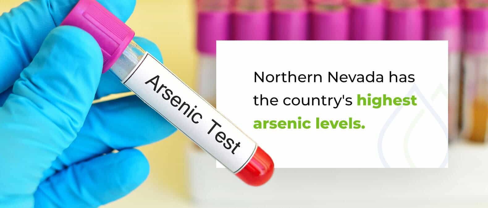 USGS map of arsenic in Northern Nevada groundwater